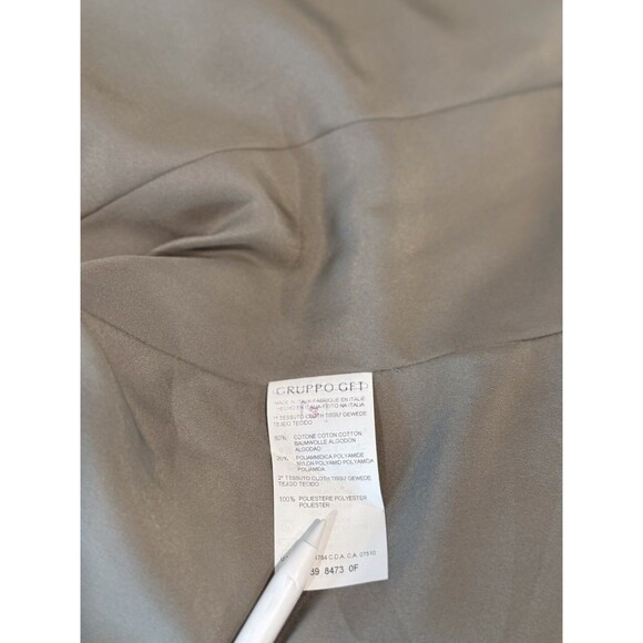 Giorgio Armani Womens Blazer Gray Graphic Print Evening Italian Jacket Size 8 - Picture 9 of 10